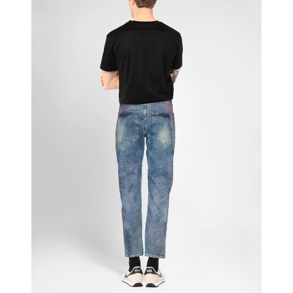 DANIELE ALESSANDRINI Men's Denim Jeans Pants Colorful Size 33 Straight Leg - Picture 3 of 10